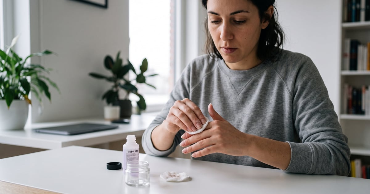 Enlever la colle des faux ongles sans abîmer les naturels