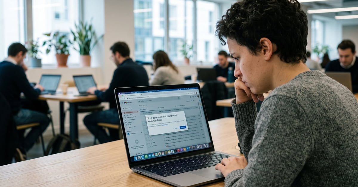 « Vous devez intervenir pour continuer » sur Gmail : que faire ?