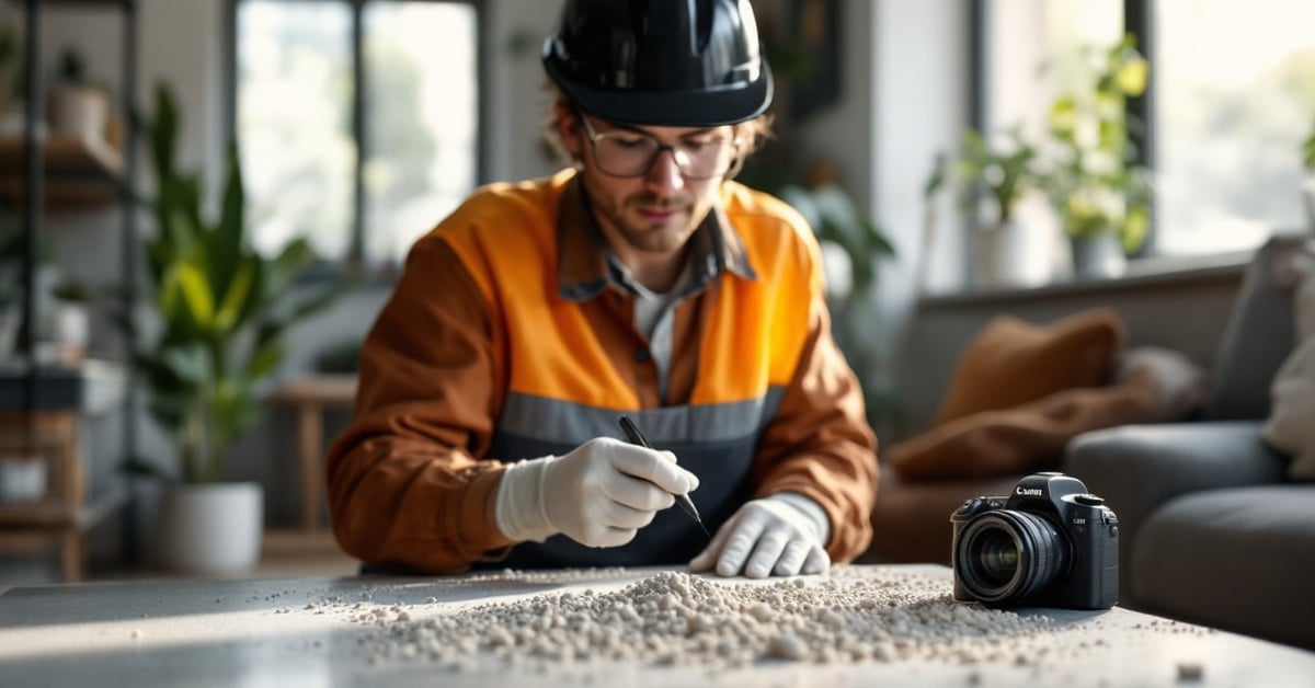 Béton prêt à l'emploi Leroy Merlin préparé et coulé sur un chantier de bricolage