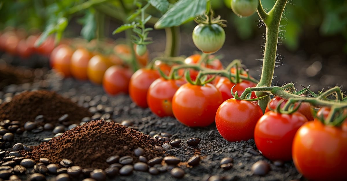 Le marc de café au pied des tomates : avantages et précautions